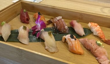 Sushi omakase lunch special