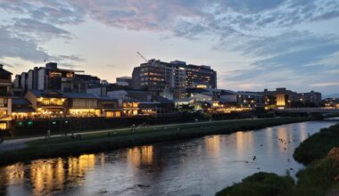 Beautiful evening in Higashiyama, Kyoto