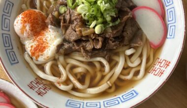 Beef udon 肉うどん