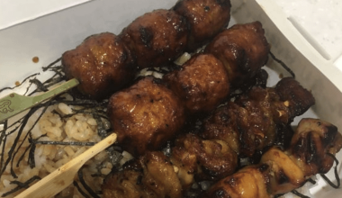 Delicious skewers, better known as Yakitori