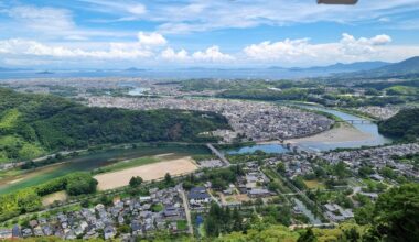 View from Iwakuni Castle in Yamaguchi