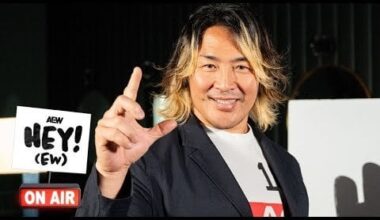 Hiroshi Tanahashi will be the next guest on HEY! (Ew) with RJ City