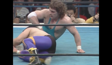 Tiger Mask struggles to get Dynamite Kid up for the Romero Special [NJPW Big Fight Series II 1983]