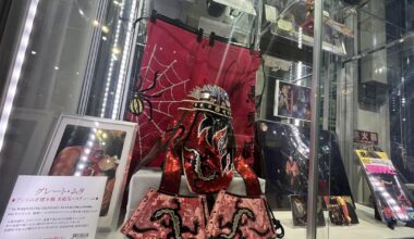 Visited Toudoukan on December 2023. The actual Great Muta gear used vs Antonio Inoki at 1994 Wrestling Dontaku + other memorabilia going for around USD$12,000.