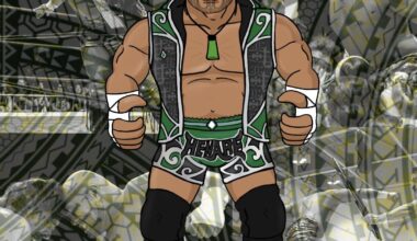 Henare Hasbro Style Wrestling Figure Fan Art!