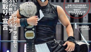 DOUKI on the cover of the 07/10/2024 Weekly Pro Wrestling