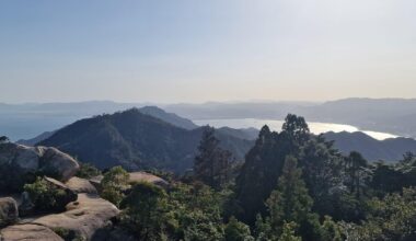 From the top of Mt Misen on Miyajima Island