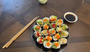 Made some sushi yesterday