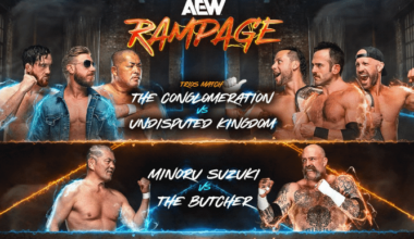 Tomohiro Ishii joins The Conglomeration of Kyle O'Reilly & Orange Cassidy vs. Undisputed Kingdom and Minoru Suzuki faces The Butcher on AEW Rampage tonight!