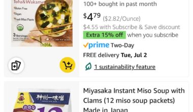 Best Amazon Instant Miso Packets?