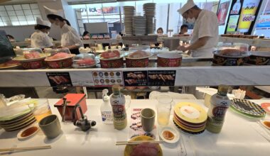 Carousel lunch in Shinjuku Tokyo today