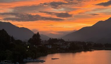 Sunset over Kawaguchiko