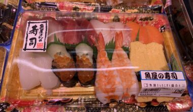 Can I interest anyone in $8.00 supermarket sushi?