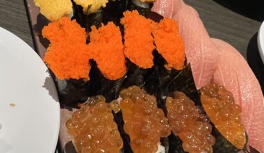 Toro, Uni, Ikura, & Tobiko