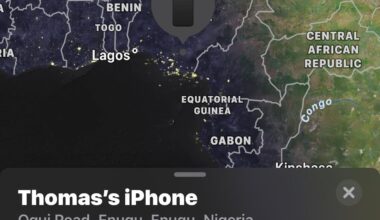 iPhone stolen in Japan and is now in Nigeria