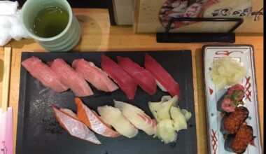 Reminiscing about the time I had sushi in tokyo🤤