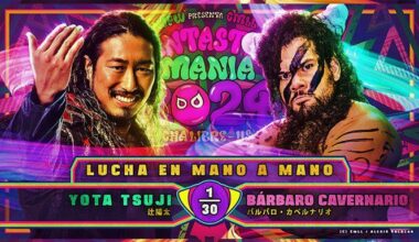 New Matches added to FantasticaMania USA! Gabe Kidd vs. Ultimo Guerrero for the NJPW Strong Openweight Championship! Cozymax vs Magnus & Rugido! Tsuji vs. Cavernario!