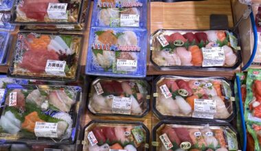 Supermarket sushi in Tokyo