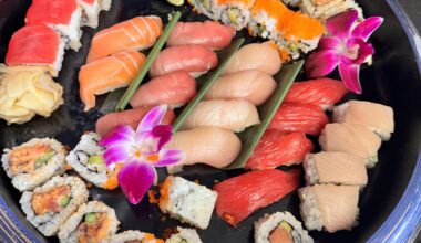 Sushi at a stadium