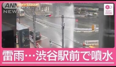 In case you missed it: video of the flooding in Shibuya on Saturday afternoon