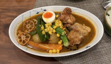 Hokkaido-styled soup curry @home