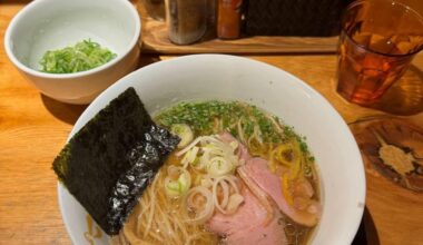 Shio soba of duck