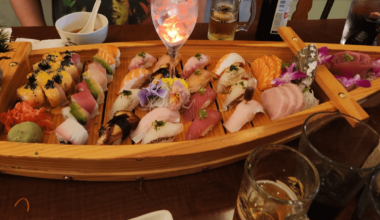 Midori sushi boat.