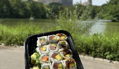 Sushi + Central Park = Perfection