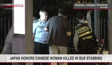 Woman injured in attack at Japanese school's bus stop in Suzhou, China, dies