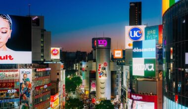 Shibuya's sunset