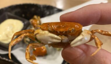 Fried Sawagani: Japanese soft-shell crab