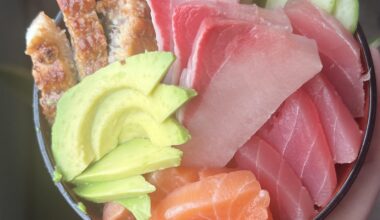 homemade chirashi bowl - how’d i do?