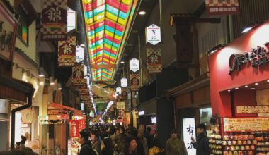 Nishiki market was amazing