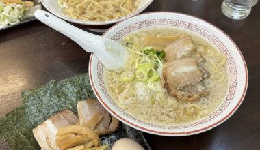 Kitakata Ramen at Kitakata Shokudou in Ueno, Tokyo