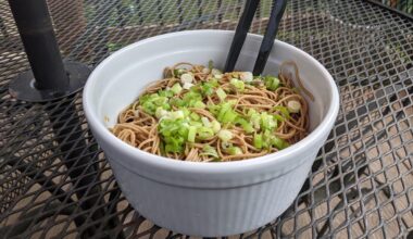 soba noodle salad