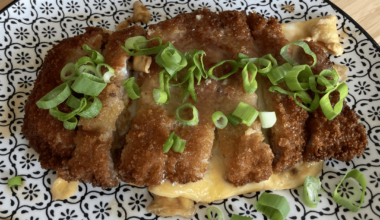 Homemade Tonkatsu, still learning !