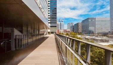 A little perspective from Toyosu.