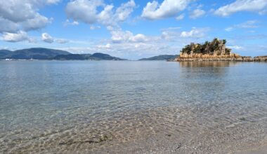 Relaxing day at the beach near Ourazaki Coast