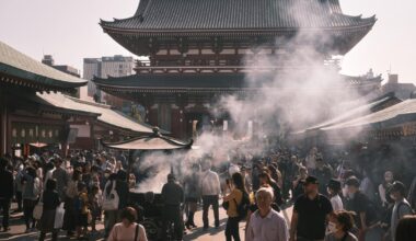 Around the incense in Asakusa