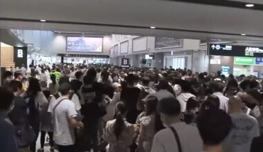 'Lost scissors' found at New Chitose Airport... found in a shop the next day... Airport chaos due to closed security checkpoints & music festival artist cancellations