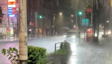 Tokyo under assault by ‘guerrilla rainstorms’, with a 70% increase compared to the 1980s