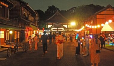 Summer nights at this amazing Tokyo open-air museum are like stepping back in time