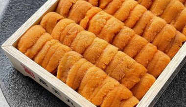 How much does high grade “narabi” uni tray from Hokkaido cost in USD?