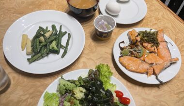 My fondness of Hotel Breakfasts in Tokyo continues :) For 2200 yen, I picked up some healthy options. They did of course have breads, rice, cereals, etc. I am aiming for low carb breakfast. Easy to achieve for me in Japan!