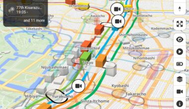 Cool 3D web map of Tokyo with access to live camera and train information