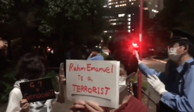 In Tokyo, Japanese citizens protested against the US government's decision to withdraw from the Nagasaki Peace Memorial Ceremony & against the ongoing genocide in Gaza.