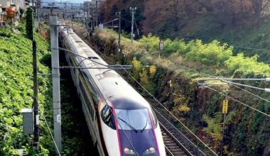 新幹線 in 山形県山形市 (Bullet Train in Yamagata City )