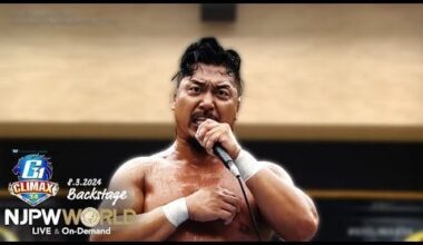 G1 Climax 34 Night 9 backstage comments playlist