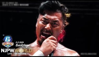 G1 Climax 34 Night 13 backstage comments playlist with English subtitles: Shingo, Umino, and ZSJ get reflective, Cobb and Finlay get heated and more