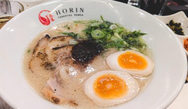 Tonkotsu Ramen at Horin Vancouver